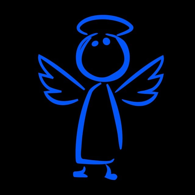 Free guardian angel angel figure illustration