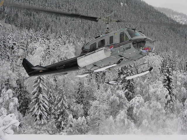 Free Helicopter Snow photo and picture