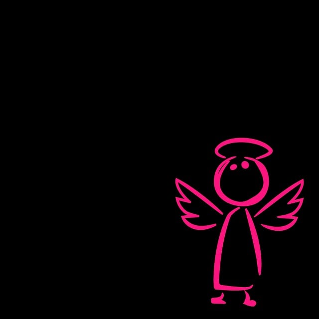 Free guardian angel angel figure illustration