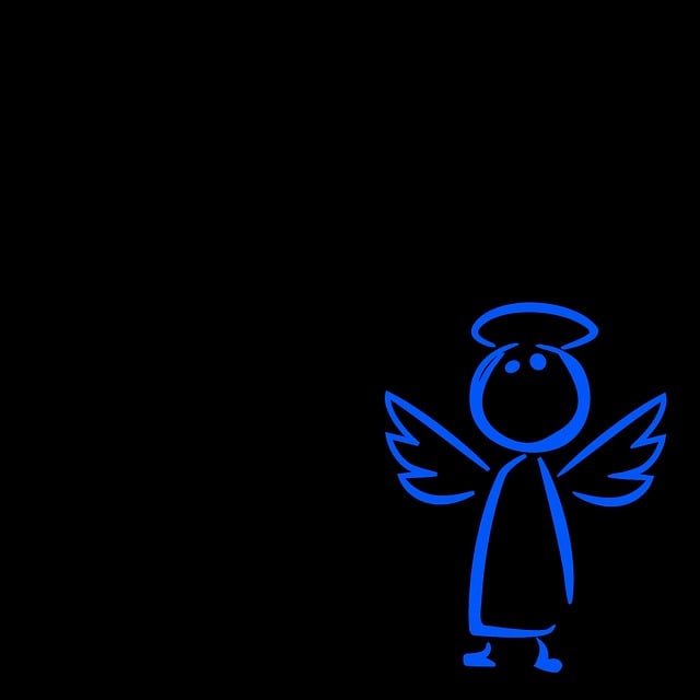 Free guardian angel angel figure illustration
