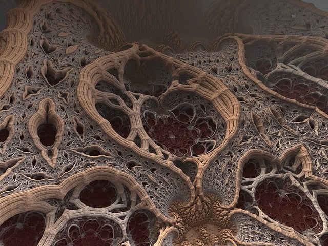 Free fractal 3d render illustration