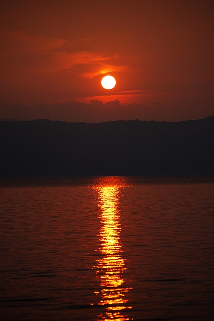 Free Sunset Iskar Dam photo and picture