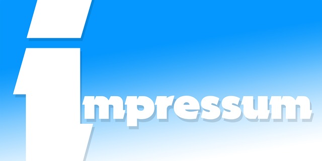 Free imprint about us present illustration