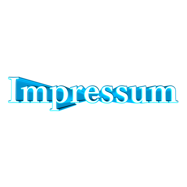 Free imprint about us present illustration