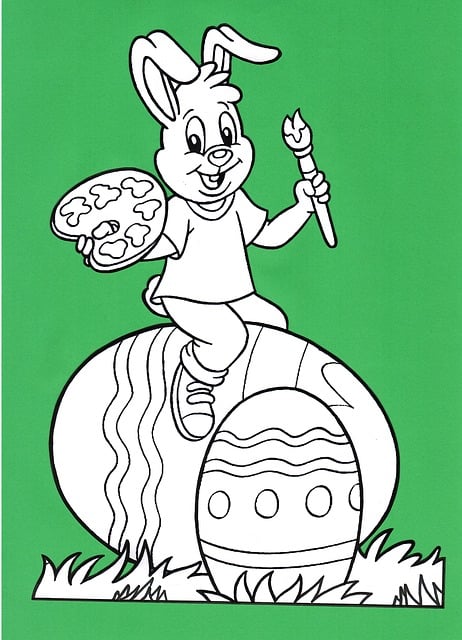 Free easter easter subject easter bunny illustration