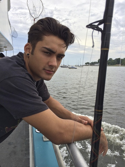 Free Fishing Young Man photo and picture