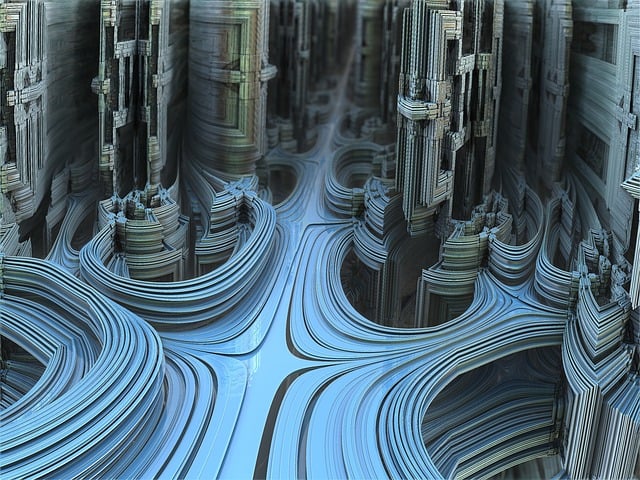 Download free HD stock image of Fractal 3D Free fractal 3d render illustration