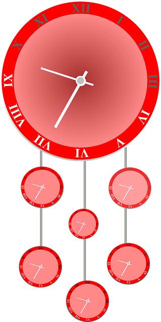 Free time clock hour illustration