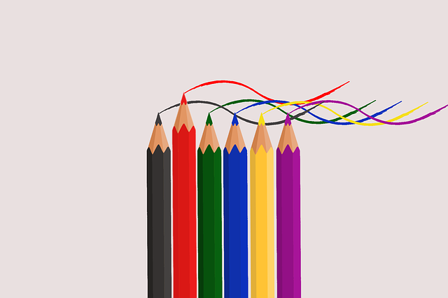 Download free HD stock image of Pencil Color Free pencil color painting illustration