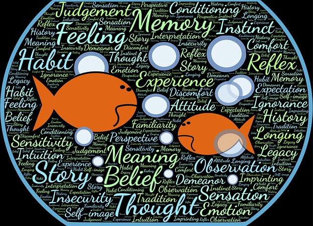 Free fishbowl fish immersion illustration