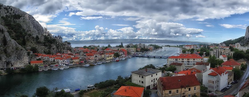 Kroatia, Hav, Strømme, Natur, Panorama