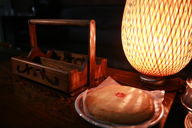 Kuchen, Essensbox, Lampe, Warm