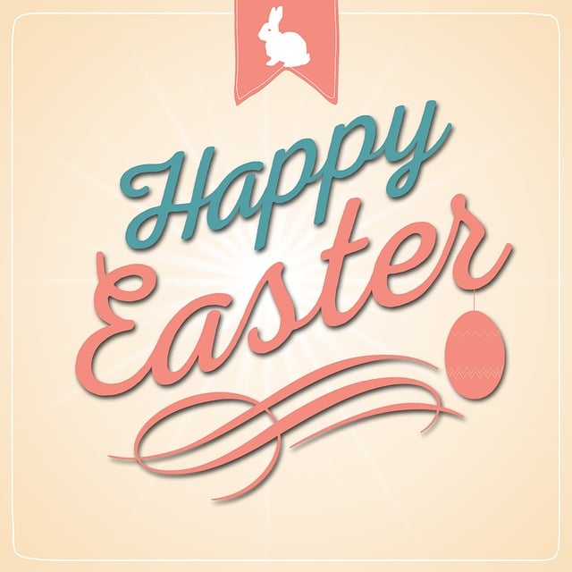 Free easter bunny easter egg illustration