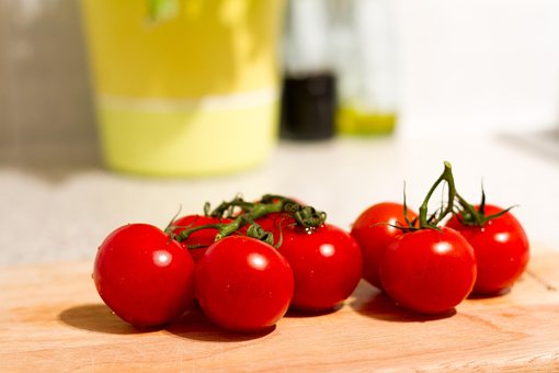 Tomates, Vegetais, Vermelho, Comida
