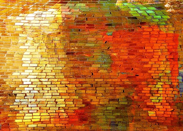 Free shiny brick wall illustration