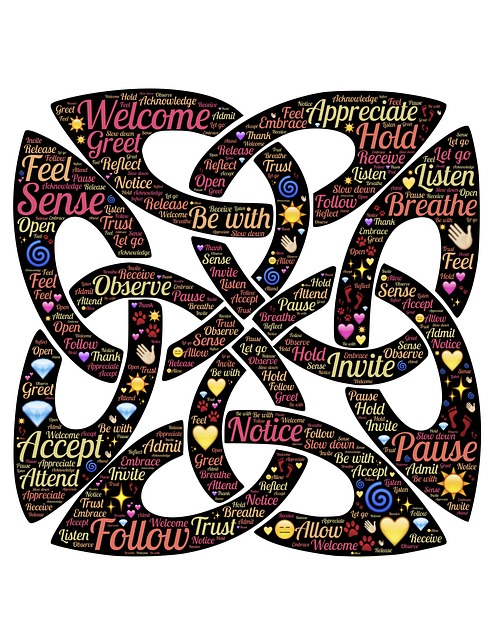 Free celtic knot design illustration
