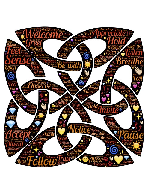 Free celtic knot design illustration