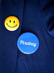 button, badges, font
