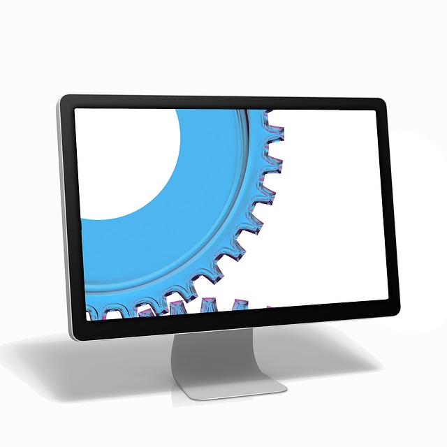 Free innovation gear monitor illustration