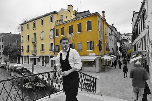 Itálie, Benátky, Most, Venezia