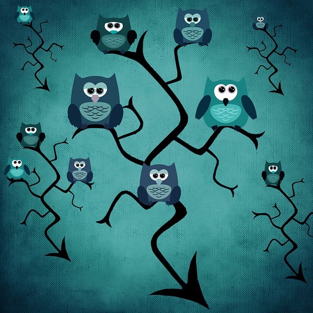 Download free HD stock image of Owl Tree Free owl tree fun illustration