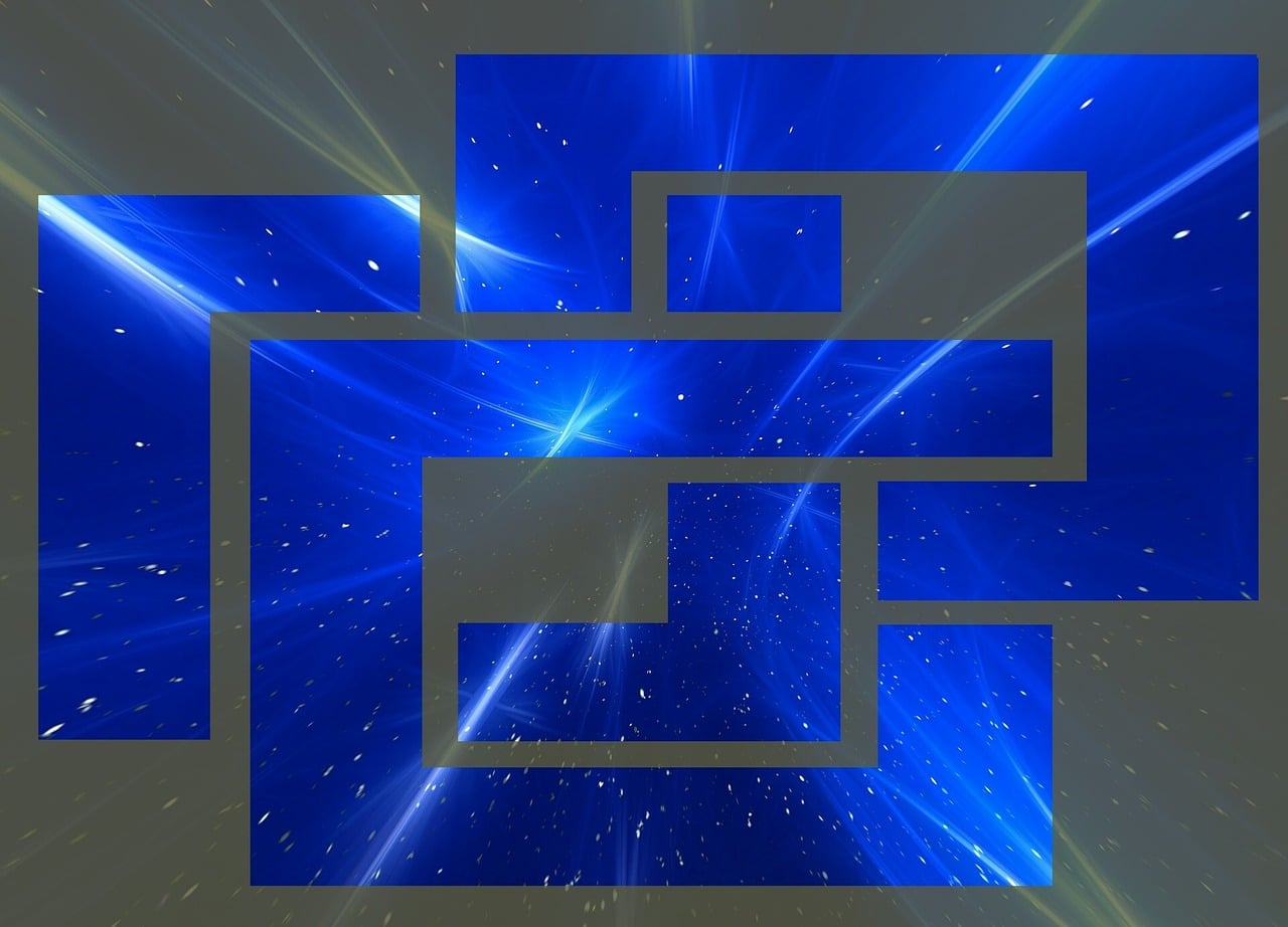 Free background blue abstract illustration