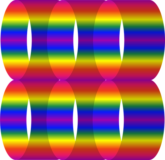 Free abstract gradient 3d illustration