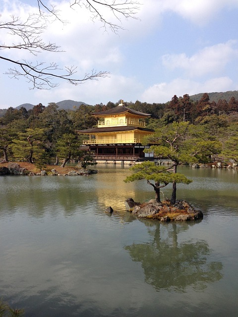 Kyoto, Kinkakuji-Tempel, Japan