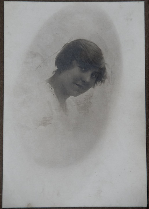 Photograph, Old, Girl, Young, Woman, Female