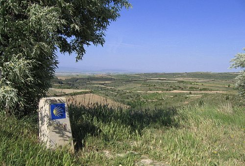 Aussicht, Jakobsweg, Landschaft, Spanien