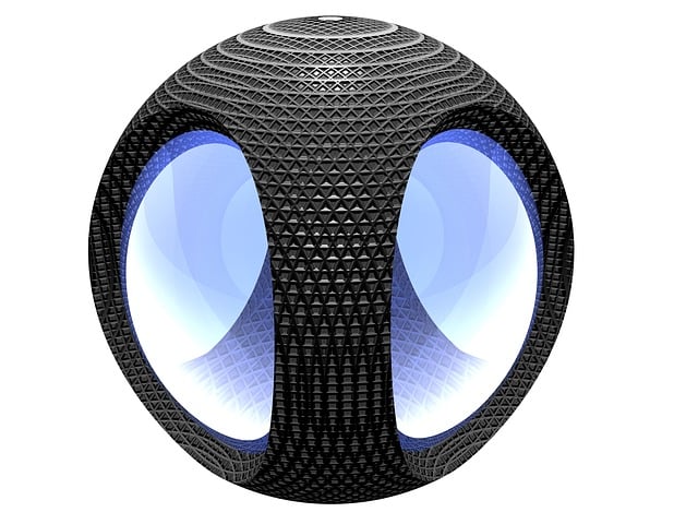 Free techno orb sphere illustration