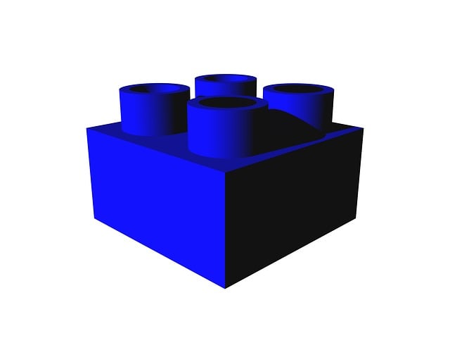Free brick building toy illustration
