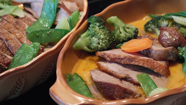 Duck, Duck Breast, Thai, Thai Curry, Red