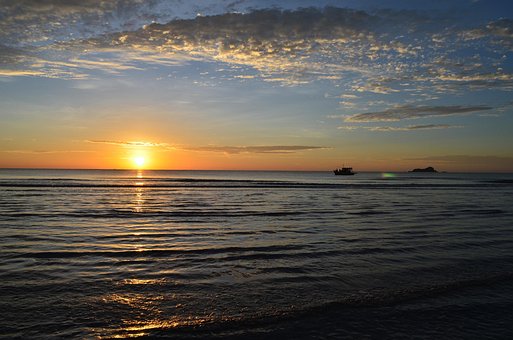 Free Beach Sunrise photo and picture