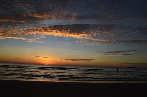 Free Beach Sunrise photo and picture
