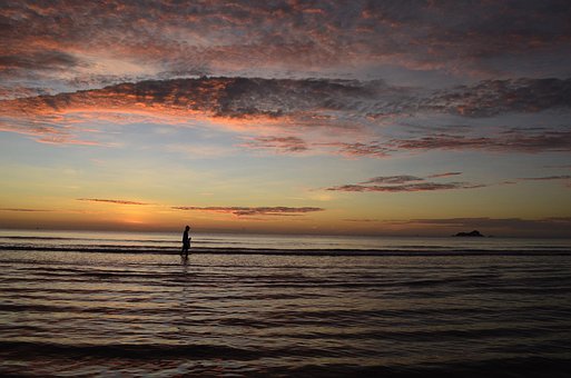 Free Beach Sunrise photo and picture
