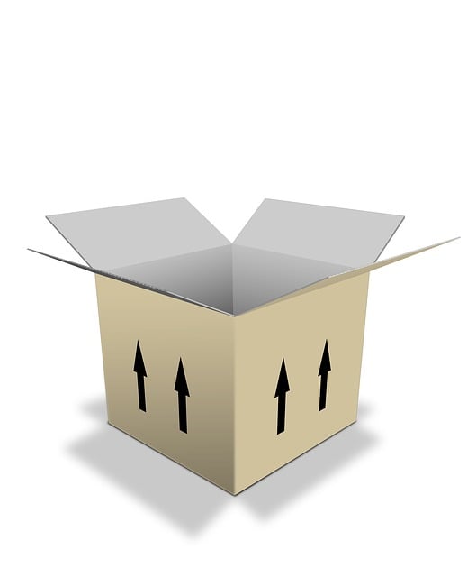 Free box packing cardboard illustration