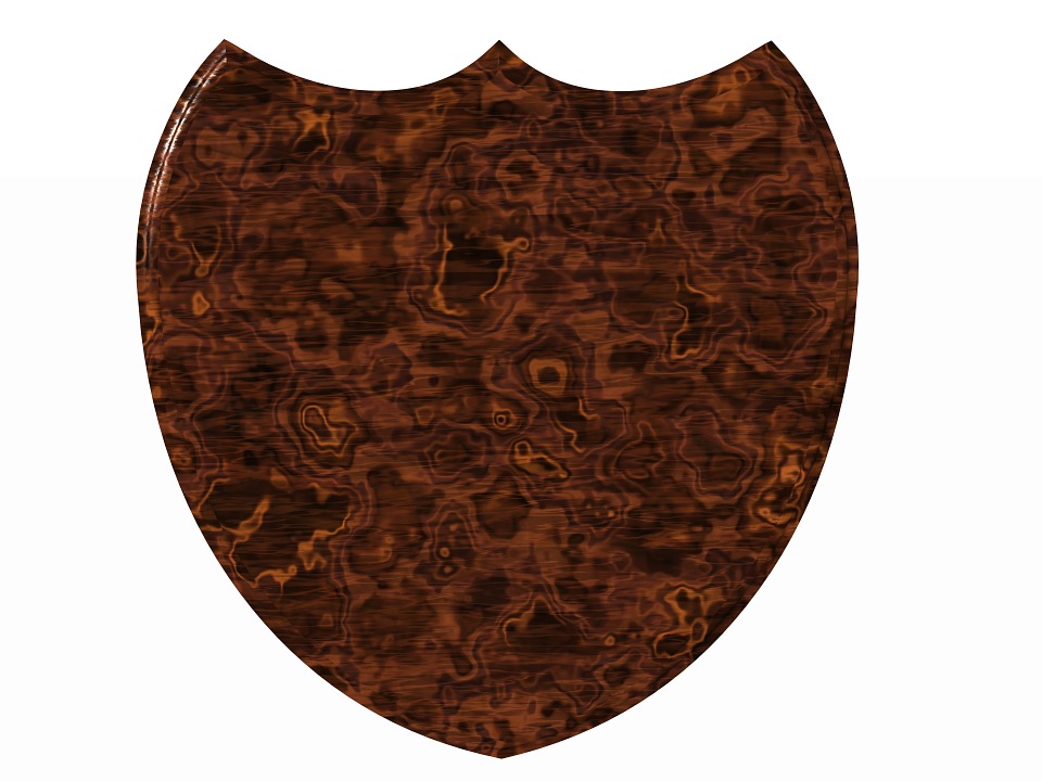 Download Shield, Wood, Plaque. Royalty-Free Stock Illustration Image