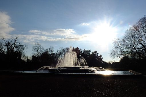 Springvand, Vand, Baggrundsbelysning