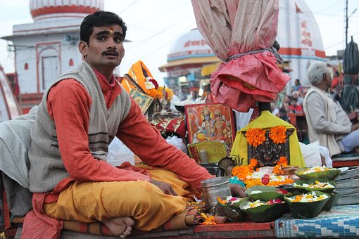Man, People, India, Pandit, Ganesh