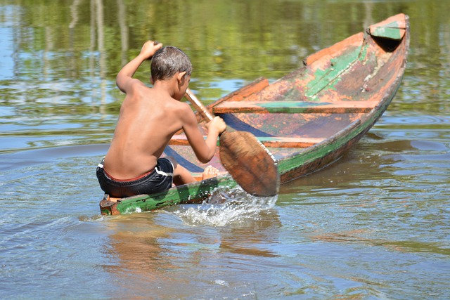 Free River Boy photo and picture