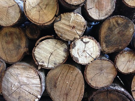 Pila De Leña, Tablas De Madera, Madera