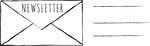 newsletter, mail, envelope