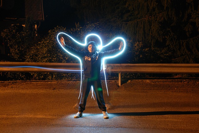 Free At Night Kid photo and picture