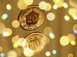 money, coin, centime