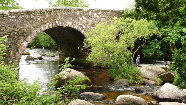 Free Bridge River photo and picture