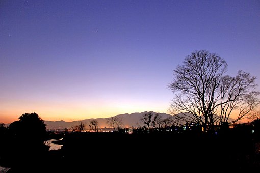 Free Silhouette Evening photo and picture