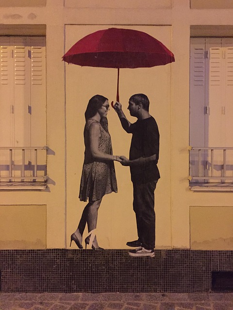 Free Umbrella Couple photo and picture