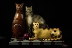 cats, felines, tchotchke