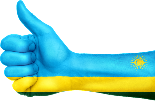 Rwanda, Flag, Hånd, National, Fingre